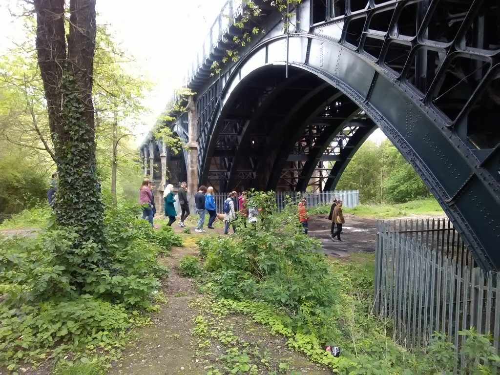 Conjunctions participants process in silence through the Ouseburn